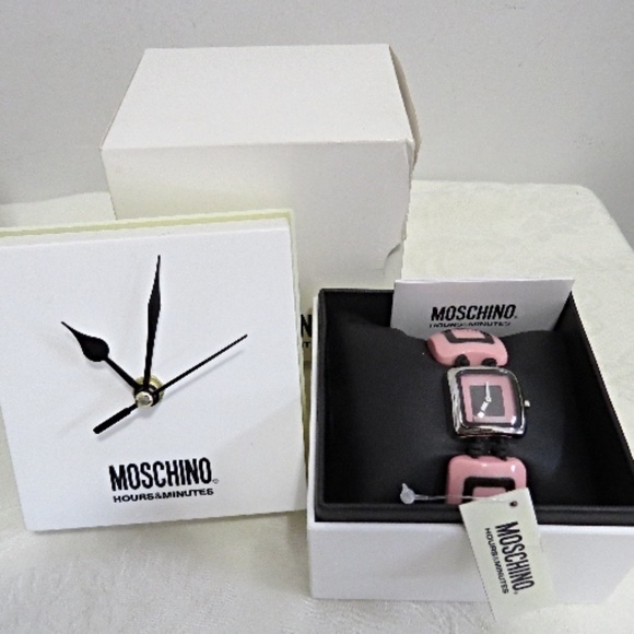 90s Moschino Hours & Minutes Watch and Desk Clock - “I Love 70” - Picture 1 of 5
